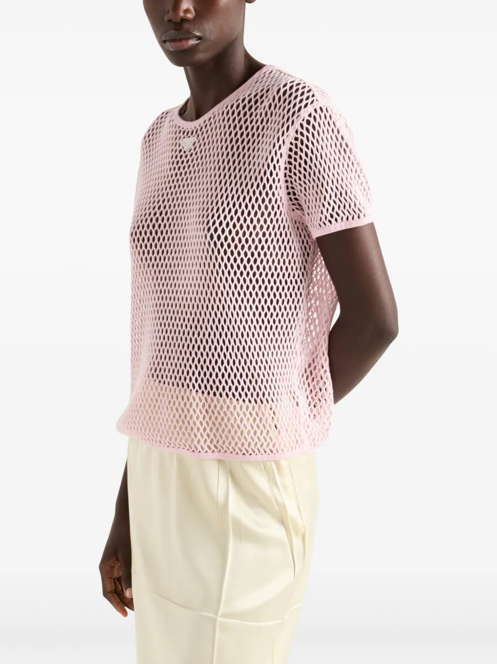 Cotton Mesh Top