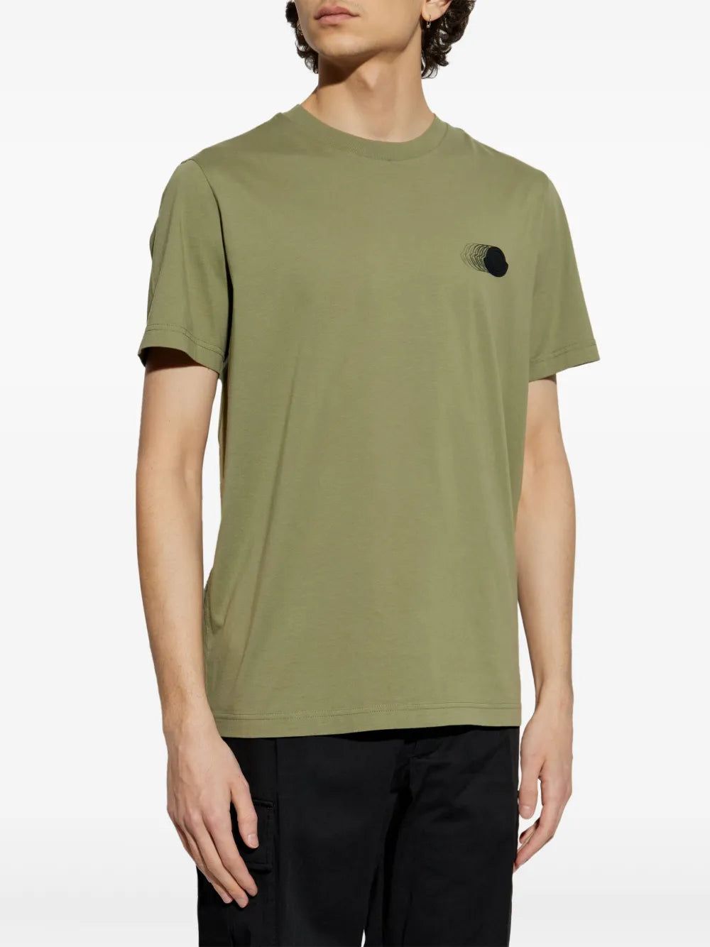 Faded Logo Pattern T-Shirt