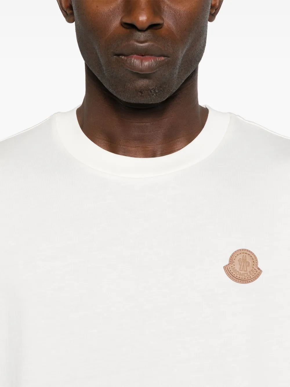 Leather Logo T-Shirt