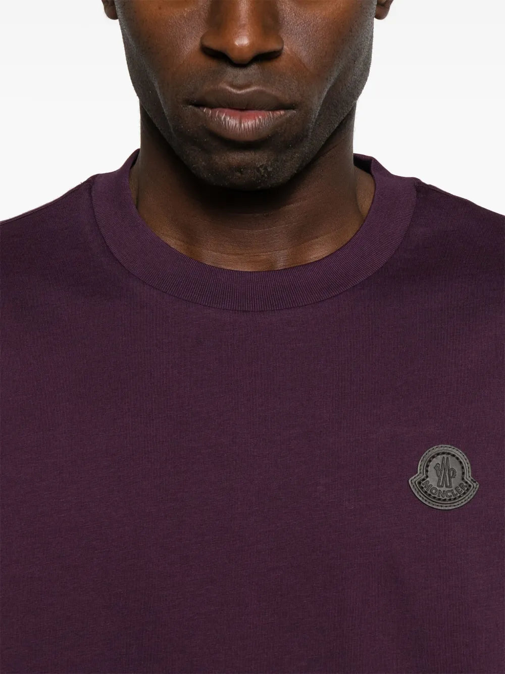Leather Logo T-Shirt