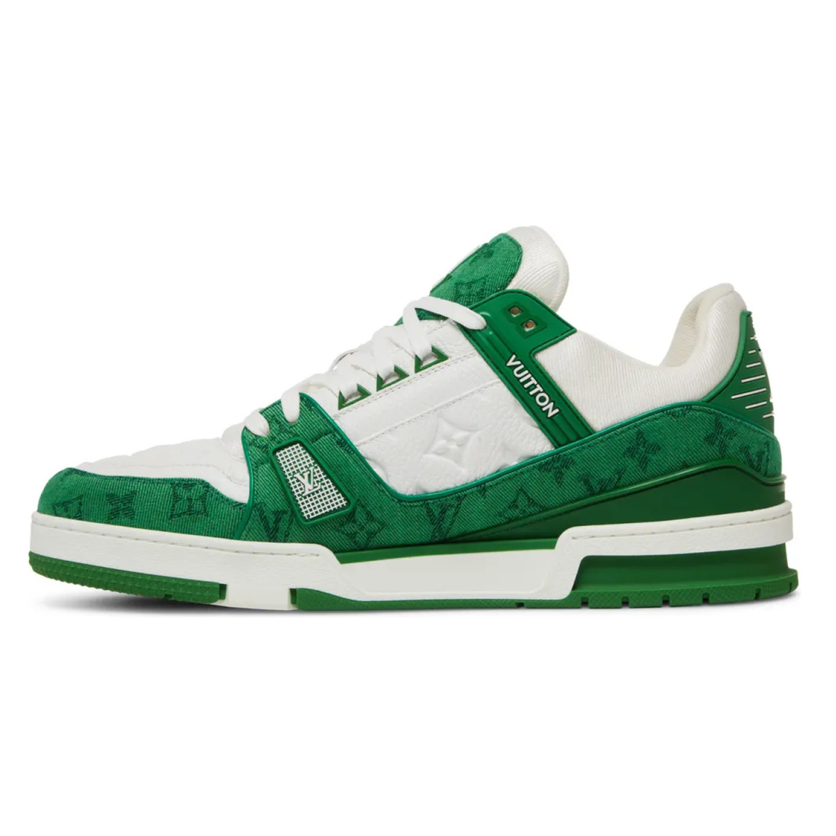 LV Trainer Sneaker | Cream & Green