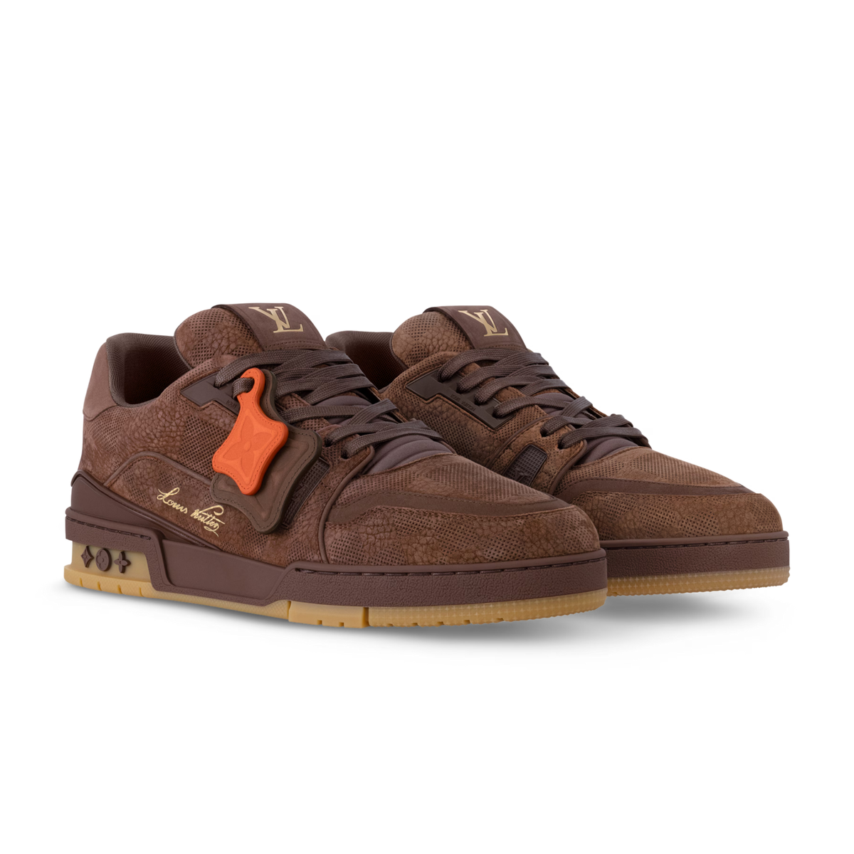 LV Trainer Sneakers | Brown
