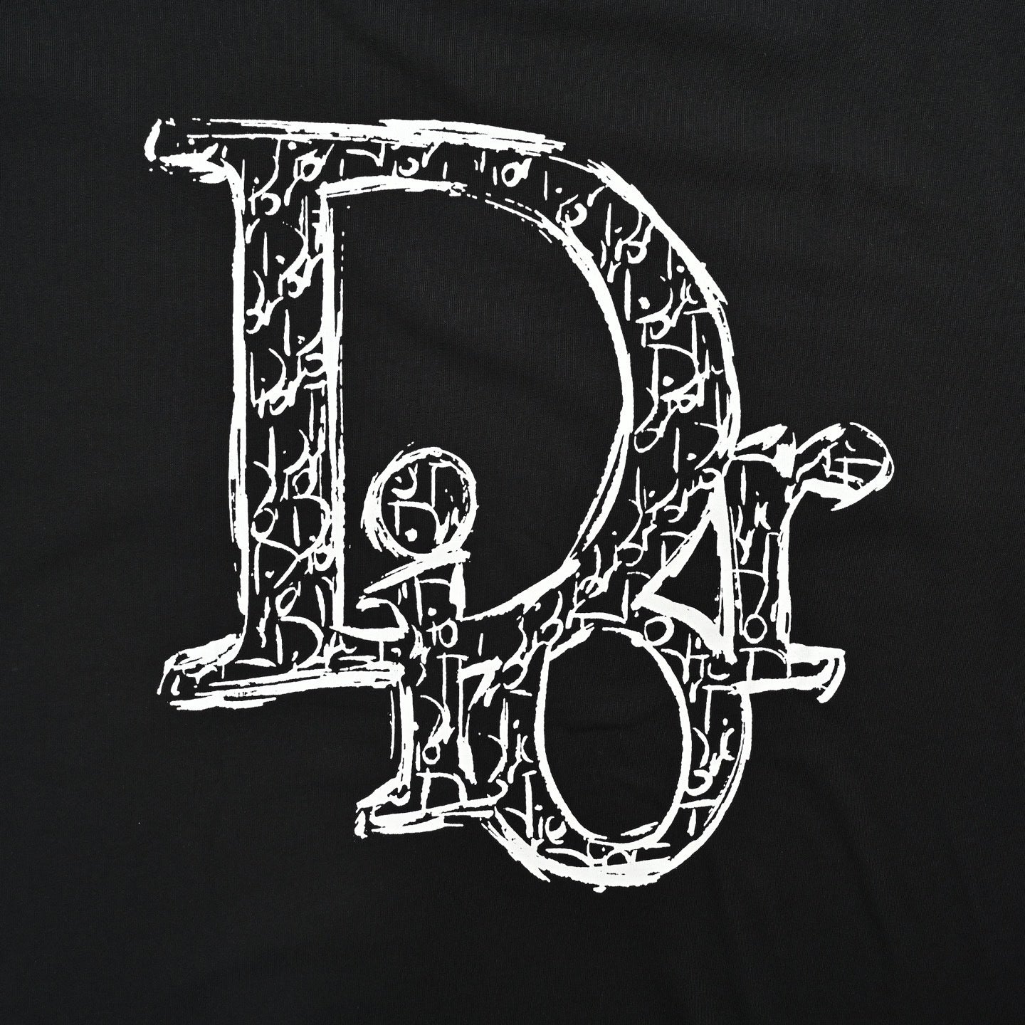 "Christian Dior" Sketch Logo T-Shirt