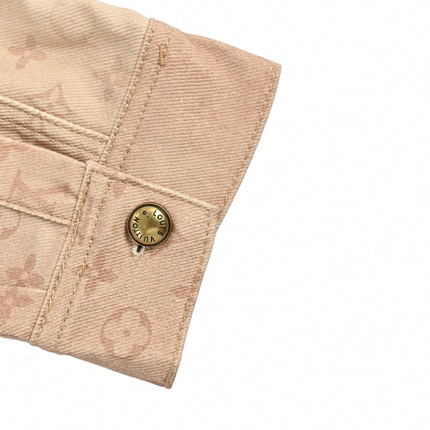 Monogram Denim Shirt | Sand Wash