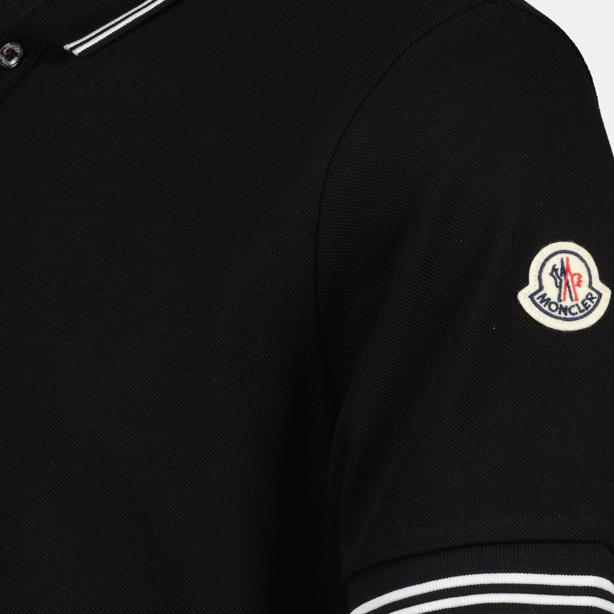 Polo with Striped Borders