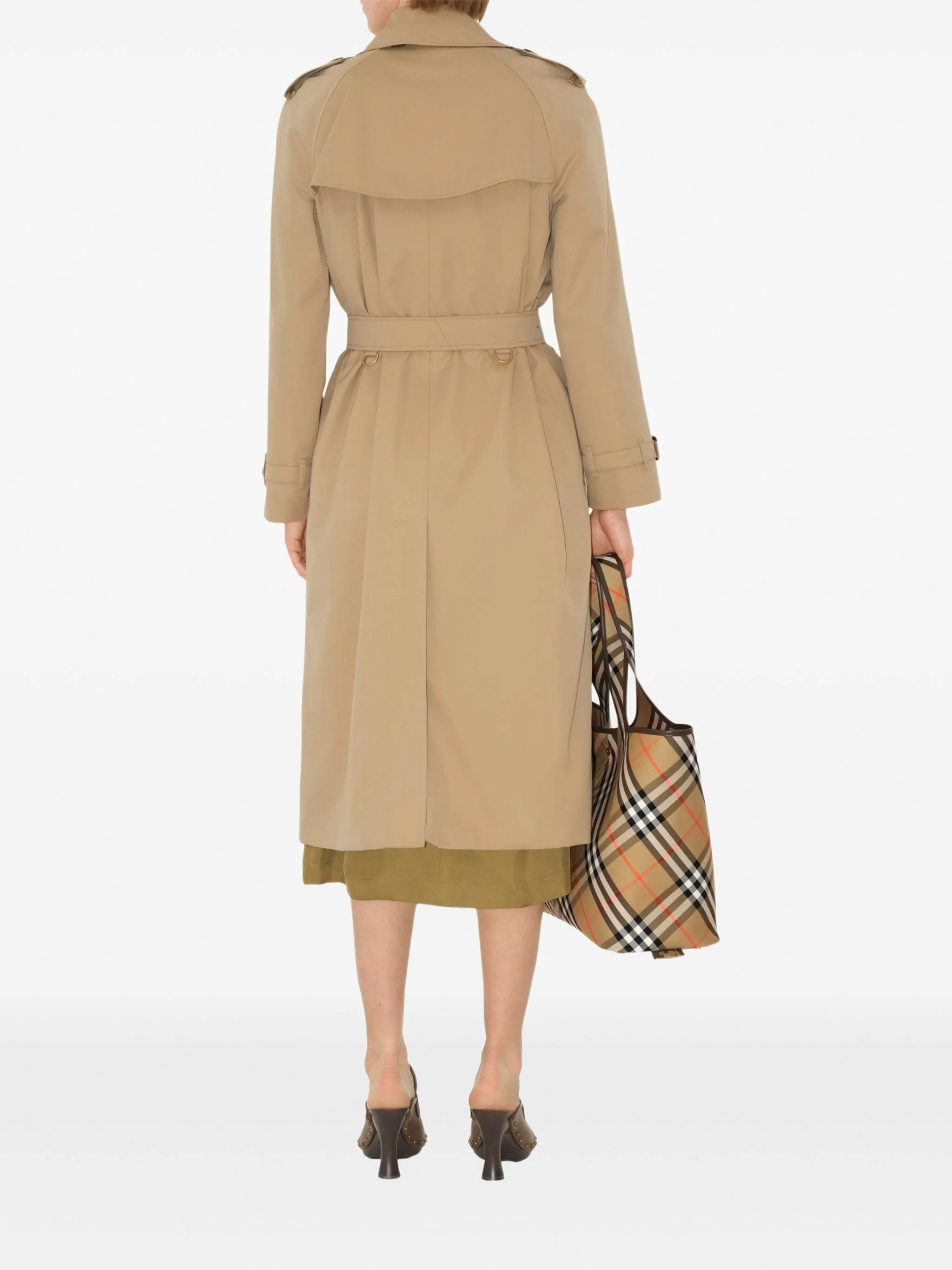 Heritage Double-Breasted Trench Coat - Beige