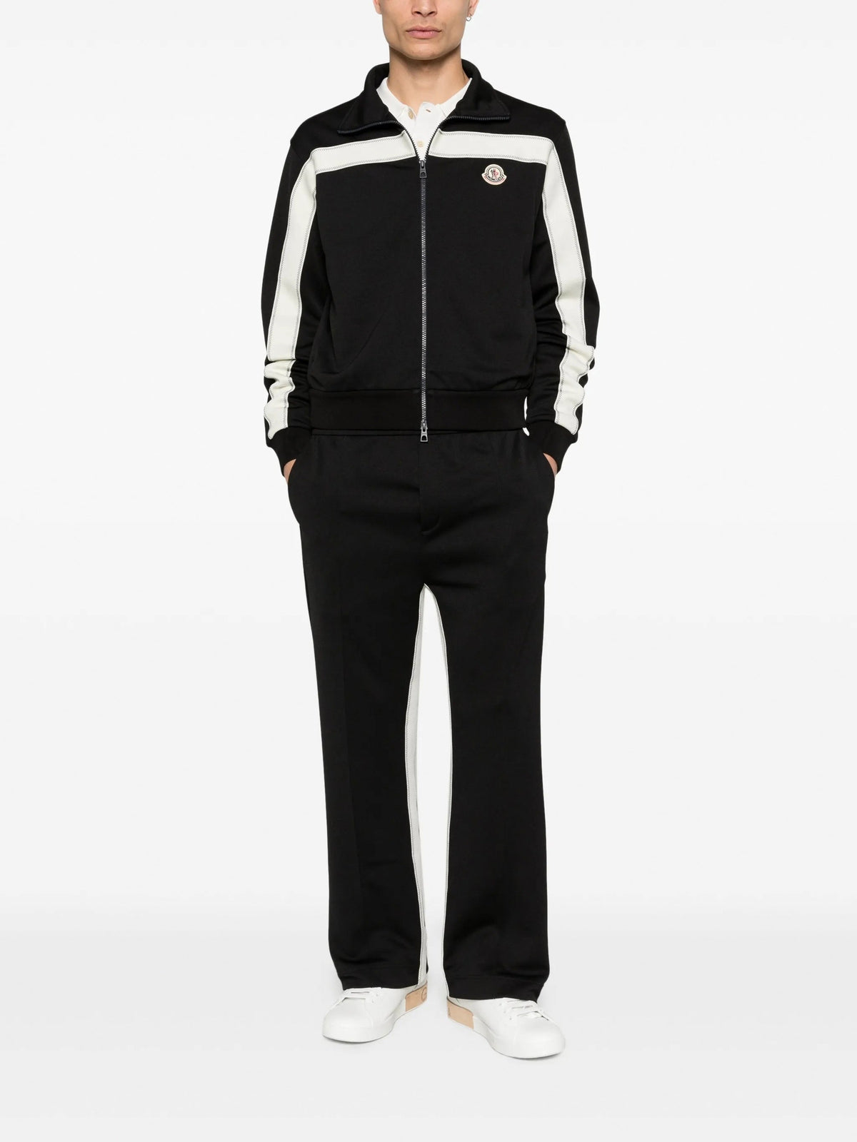 Stripe Zip-Up Track Jacket