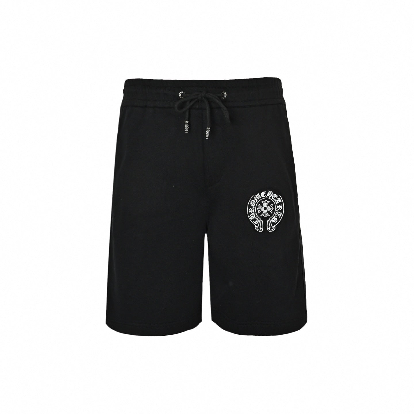 Horseshoe Cross Sweat Shorts - Black