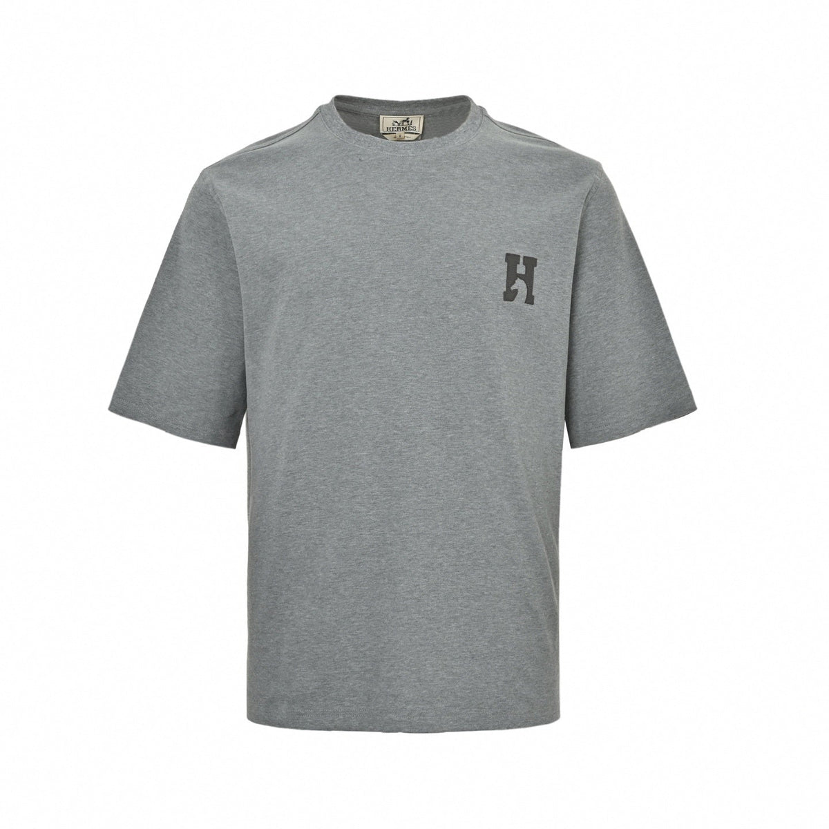 Lambskin Horse Cutout H Logo T-Shirt