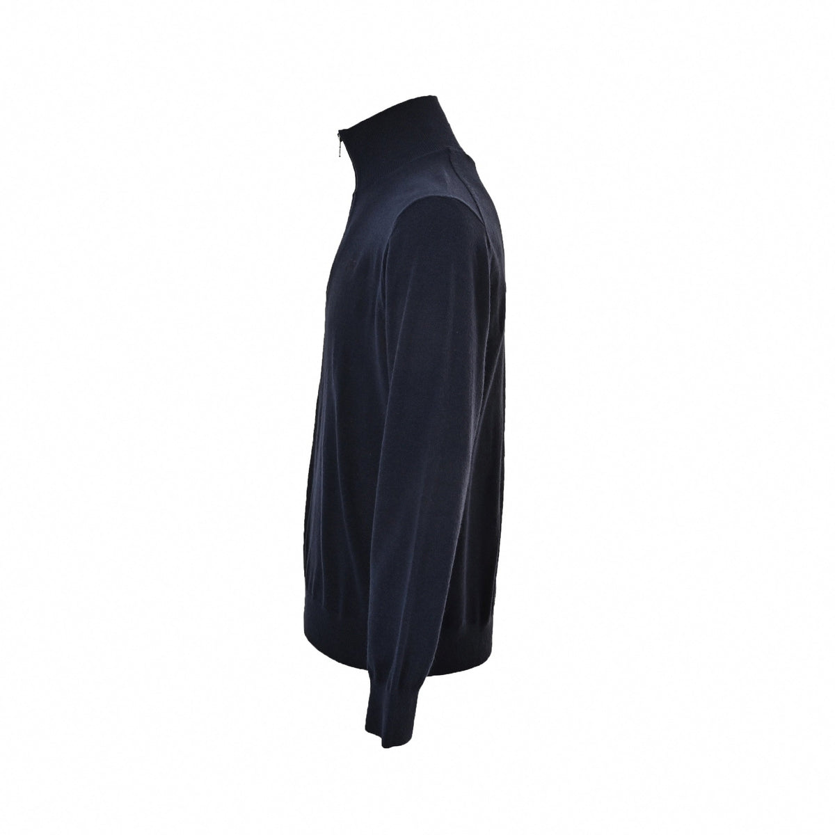 Equestrian Knight Quarter-Zip Knit Sweater