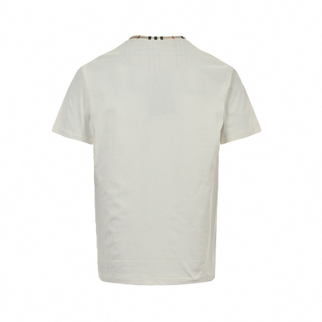 Arched Check Logo T-Shirt - White