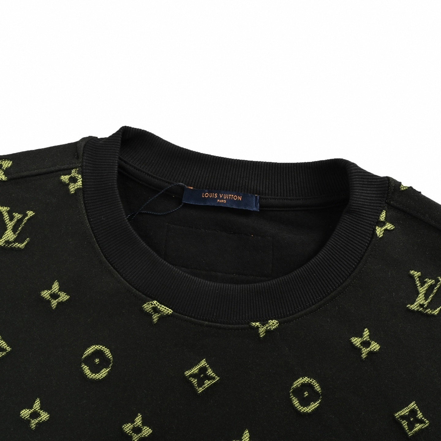 Textured Monogram Crewneck Sweatshirt