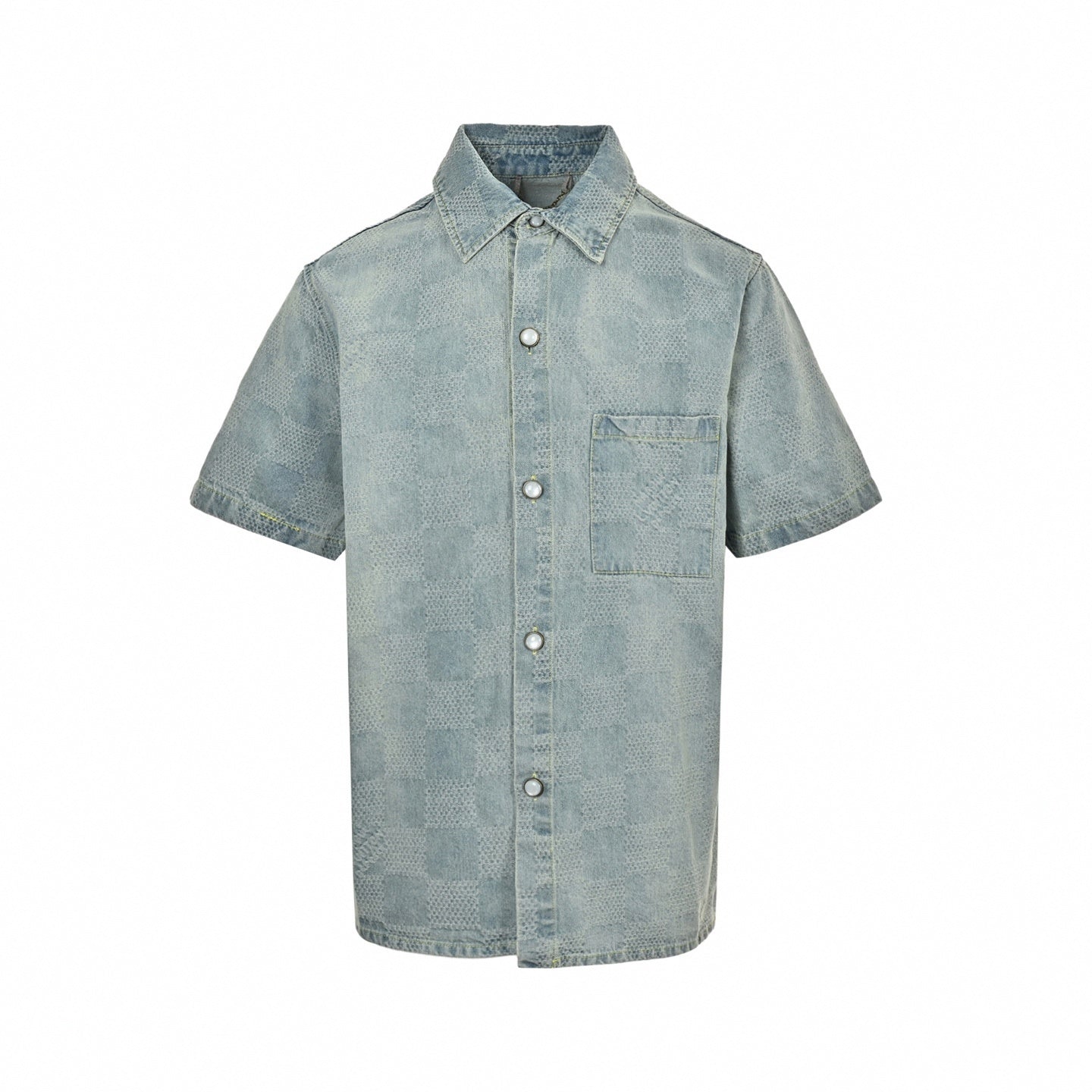 Damier Pop Denim Set | Light Indigo