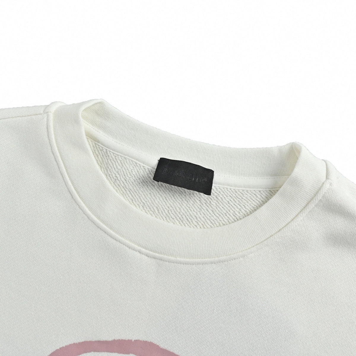 Sketch Logo Cotton Jersey Crewneck | White