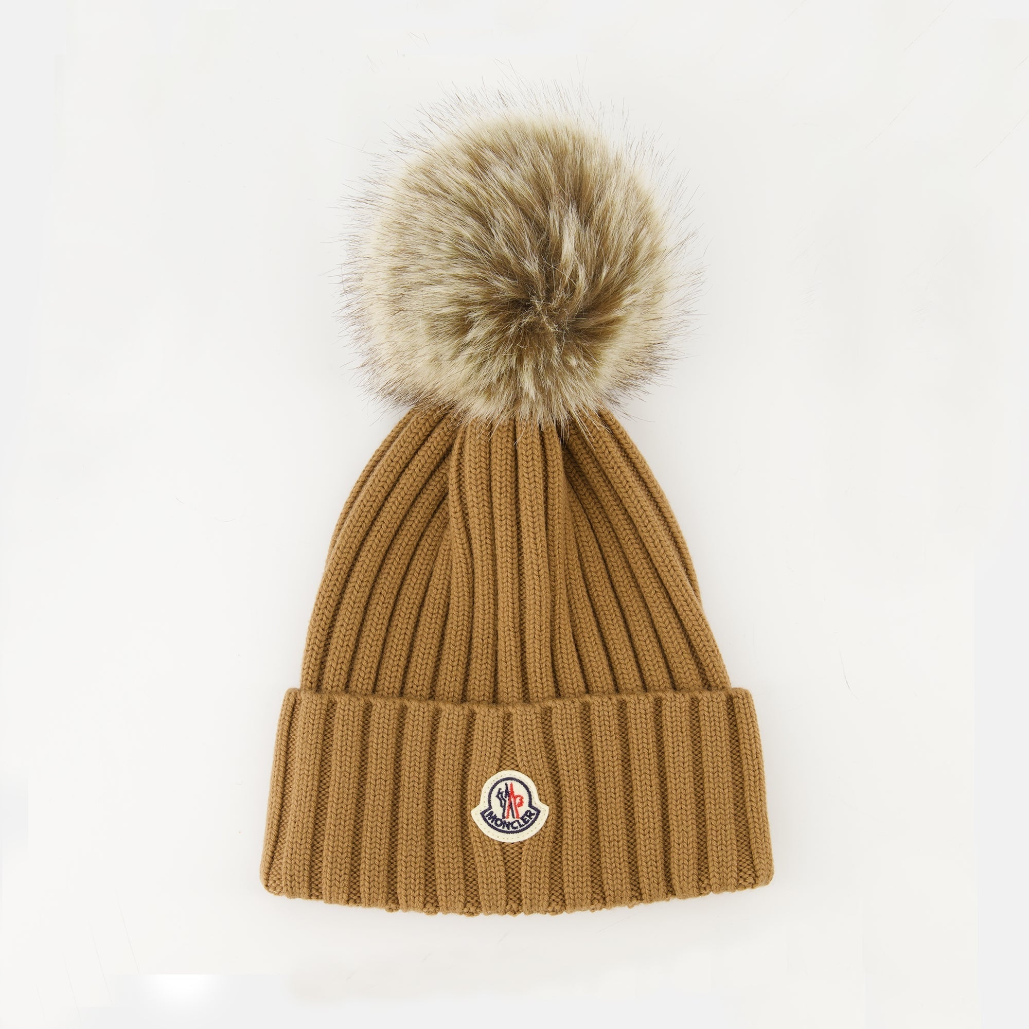 Wool Beanie with Pompom