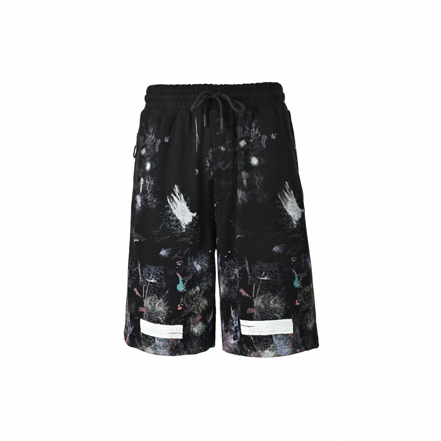 "Seeing Things" Galaxy Sweat Shorts | Black