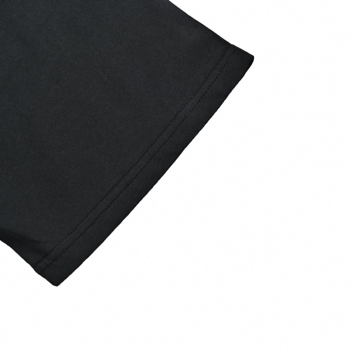 Gothic Cross Denim Patch T-Shirt - Black