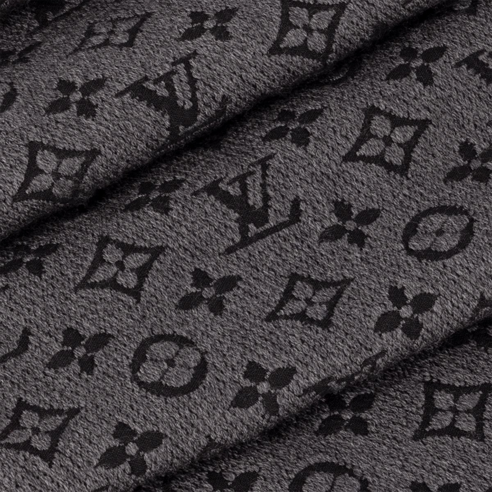 Classic Wool Scarf | Navy & Brown