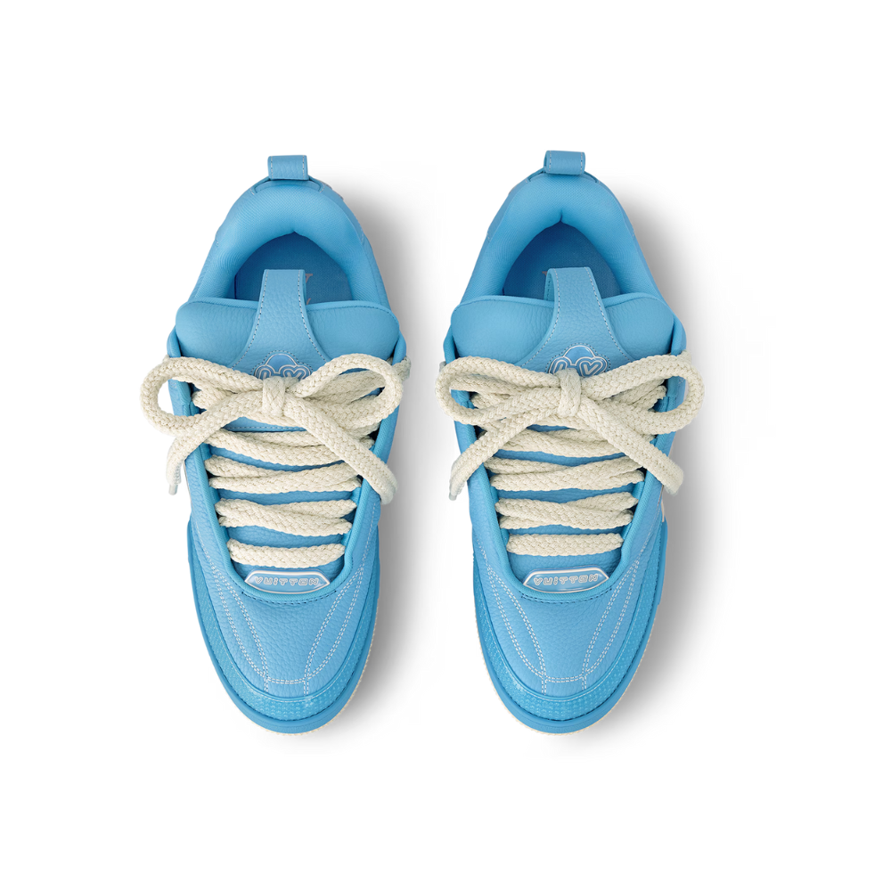LV Skate Sneaker | Blue & Beige