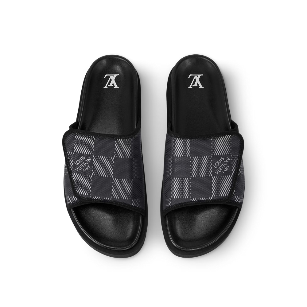 Miami Mule | Black & Navy
