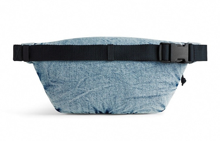 Padded Denim Belt Bag