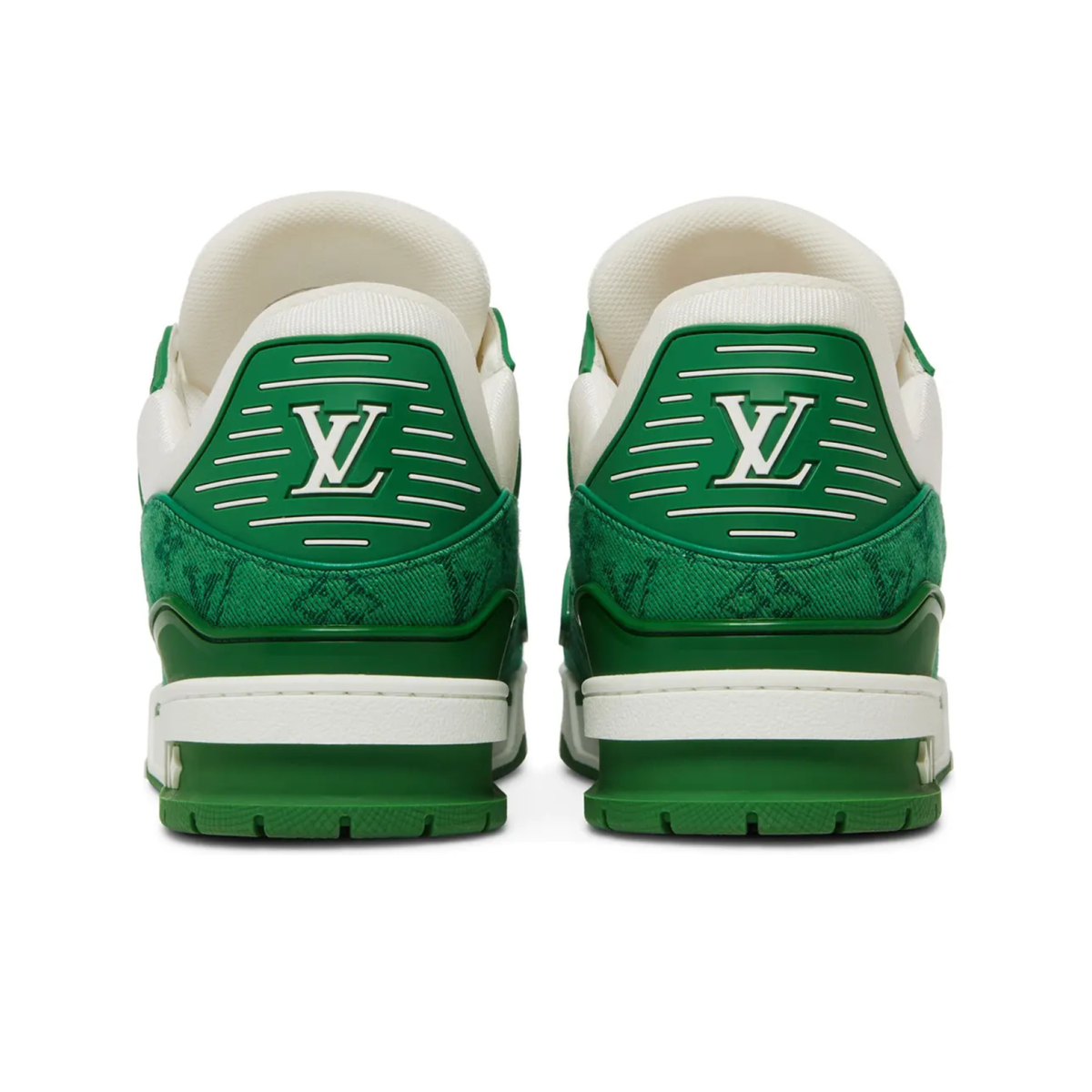 LV Trainer Sneaker | Cream & Green