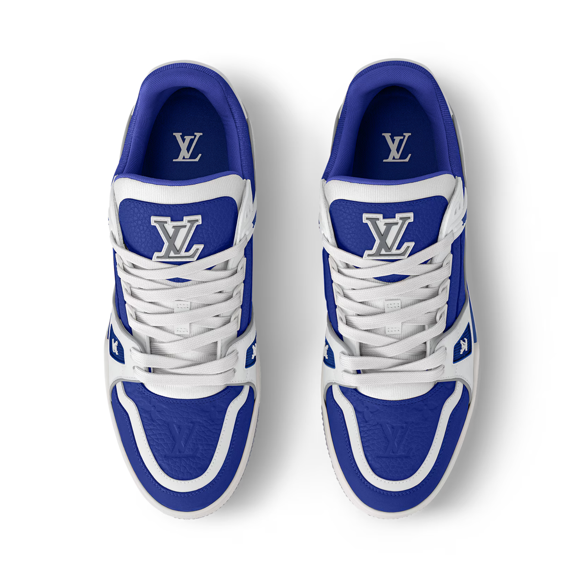 LV Trainer Sneaker | Navy & Cream