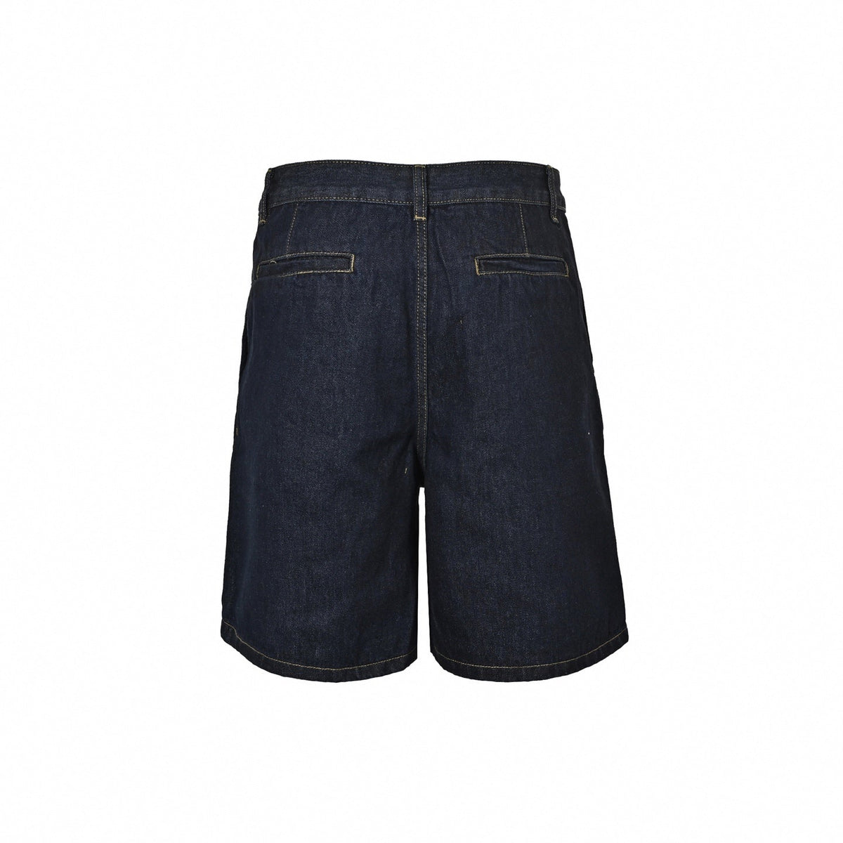 Tailored LV Logo Denim Shorts | Dark Indigo