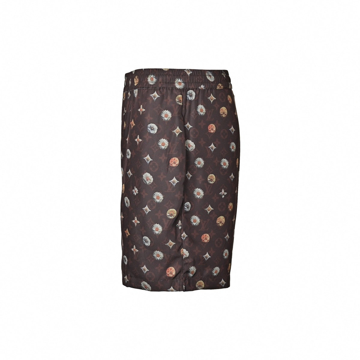 Floral Monogram Athletic Shorts