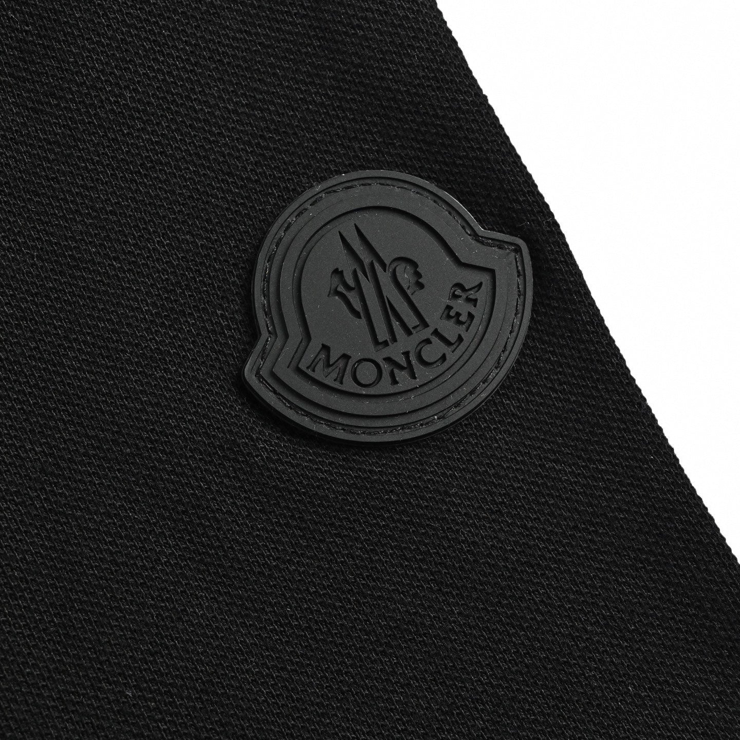 Zip-Neck Polo Shirt - Black