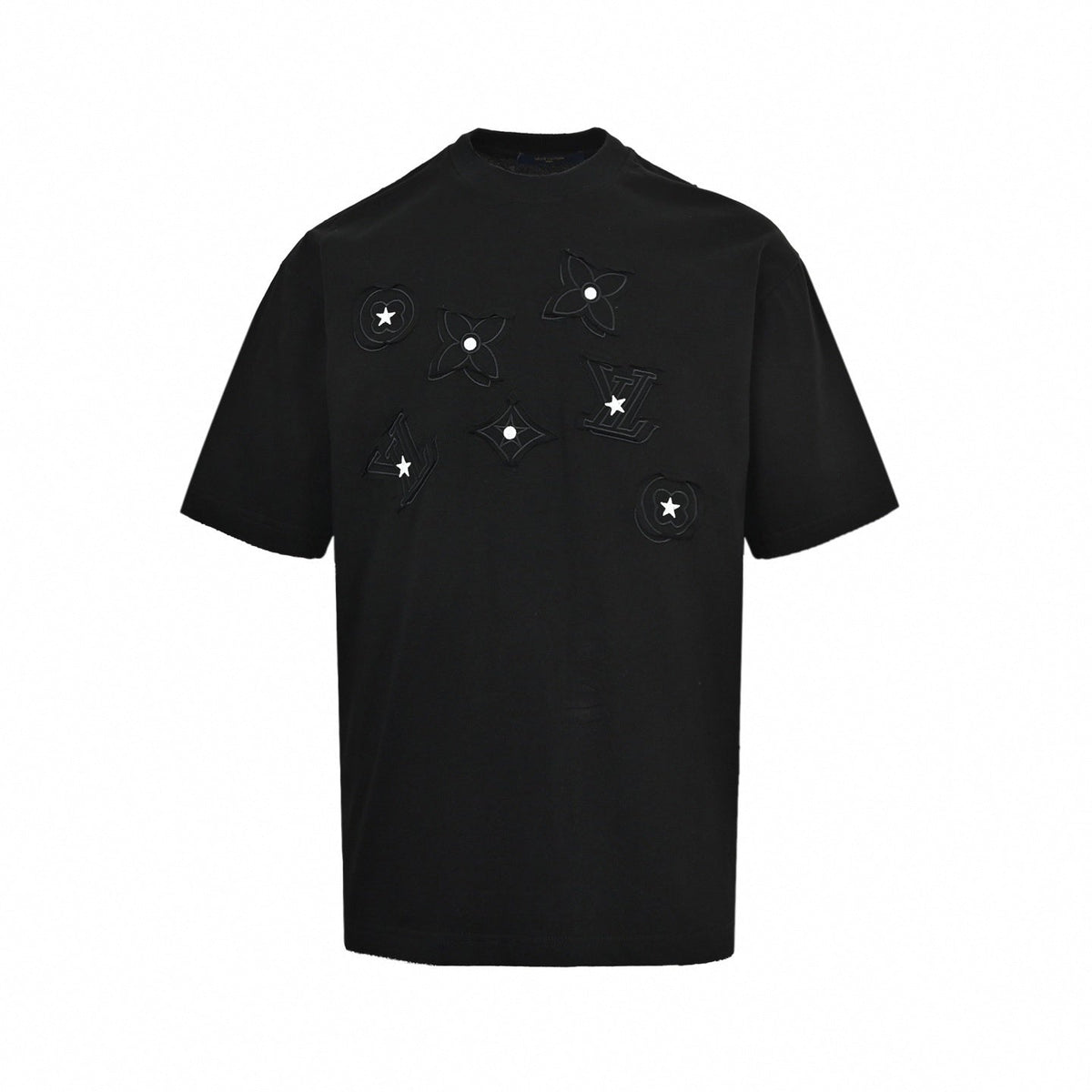 Appliqué Monogram T-Shirt | Black
