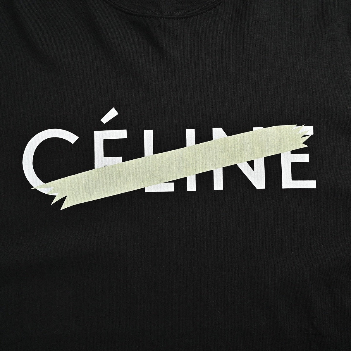 Tape Logo T-Shirt | Black