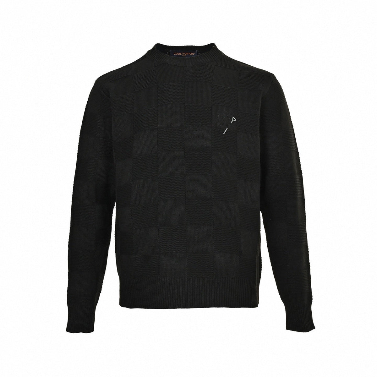 Damier Textured Sweater