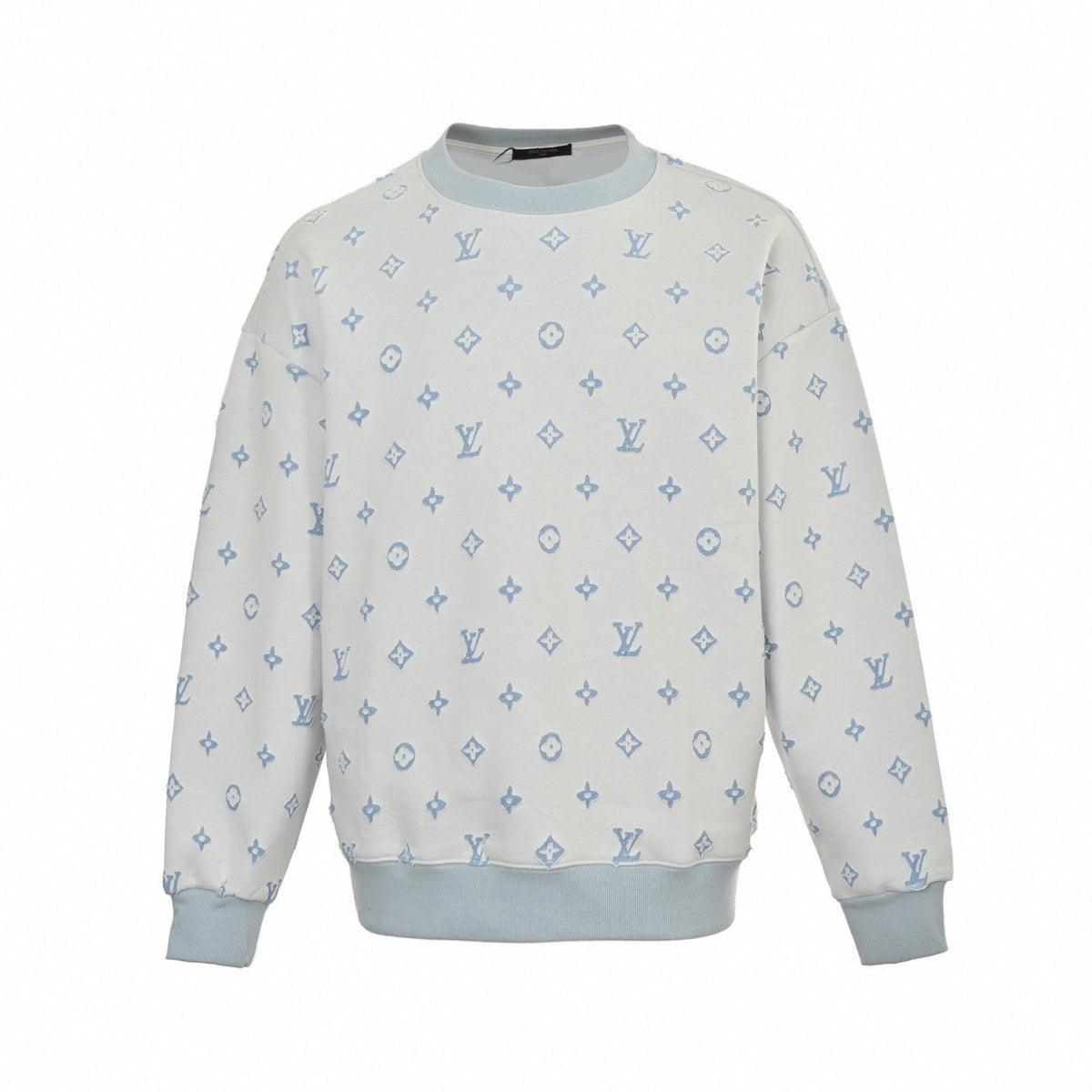 Textured Monogram Crewneck Sweatshirt