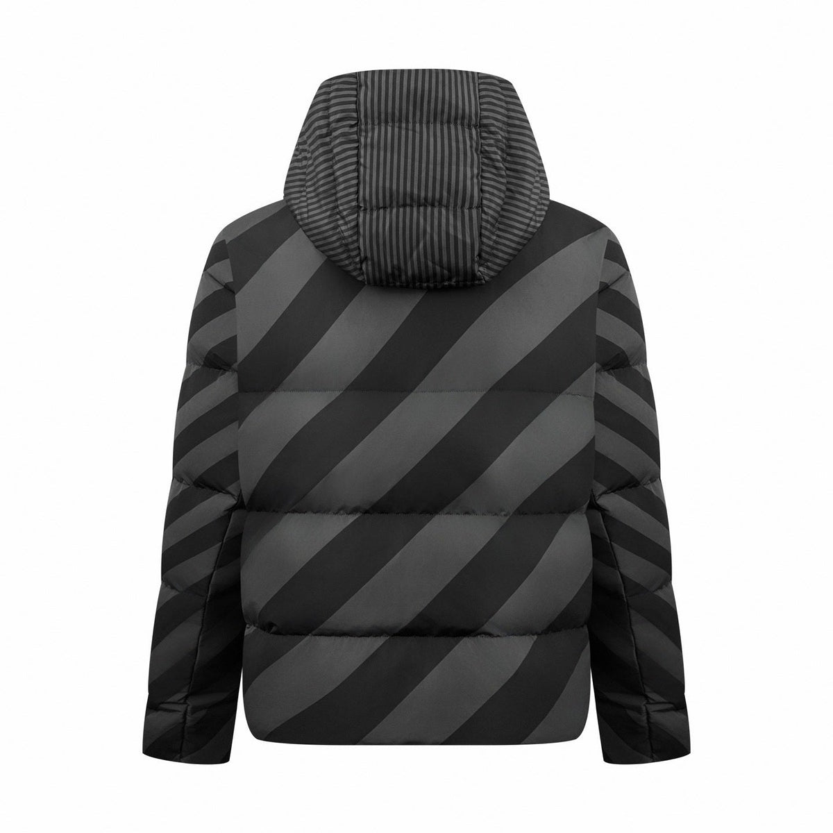 Reversible FF Monogram & Diagonal Stripe Puffer Jacket