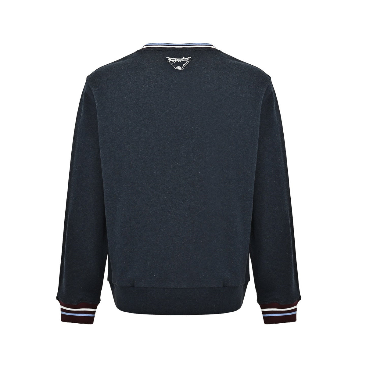 Heritage Crest Striped-Trim Sweatshirt