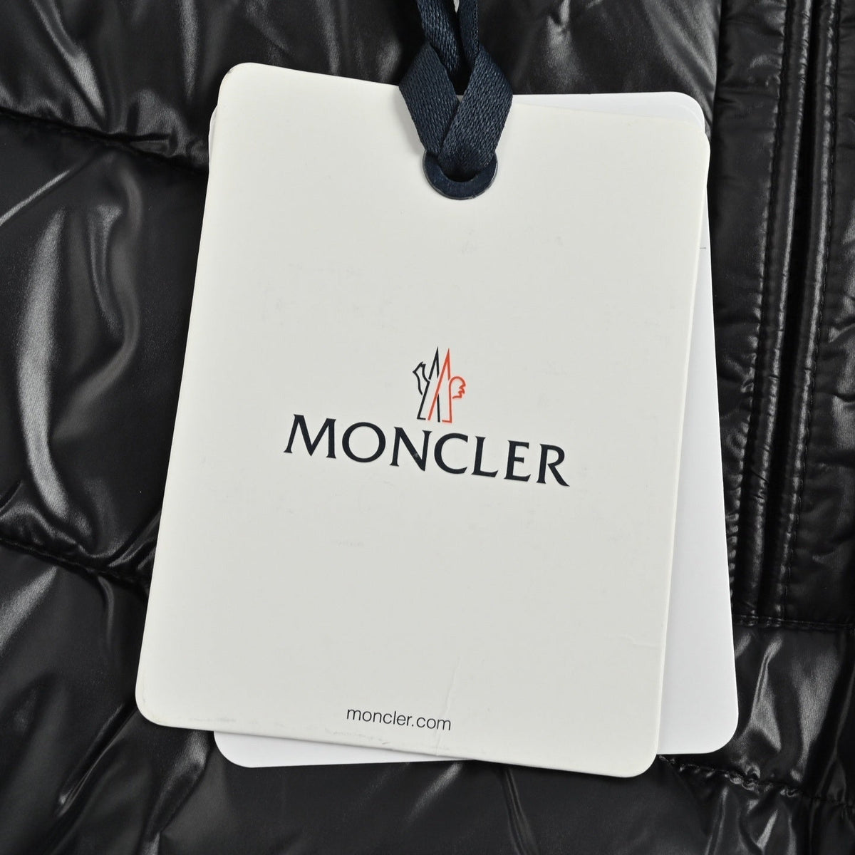 Glossy Quilted Puffer Jacket | Black