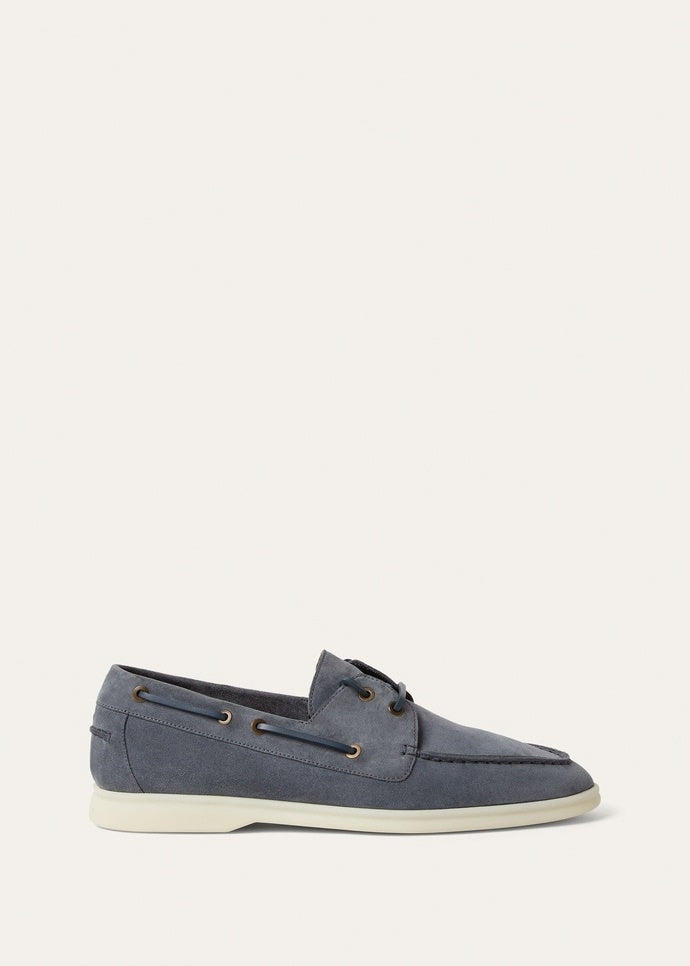 Sea-Sail Walk Suede Shoes - Slate Blue