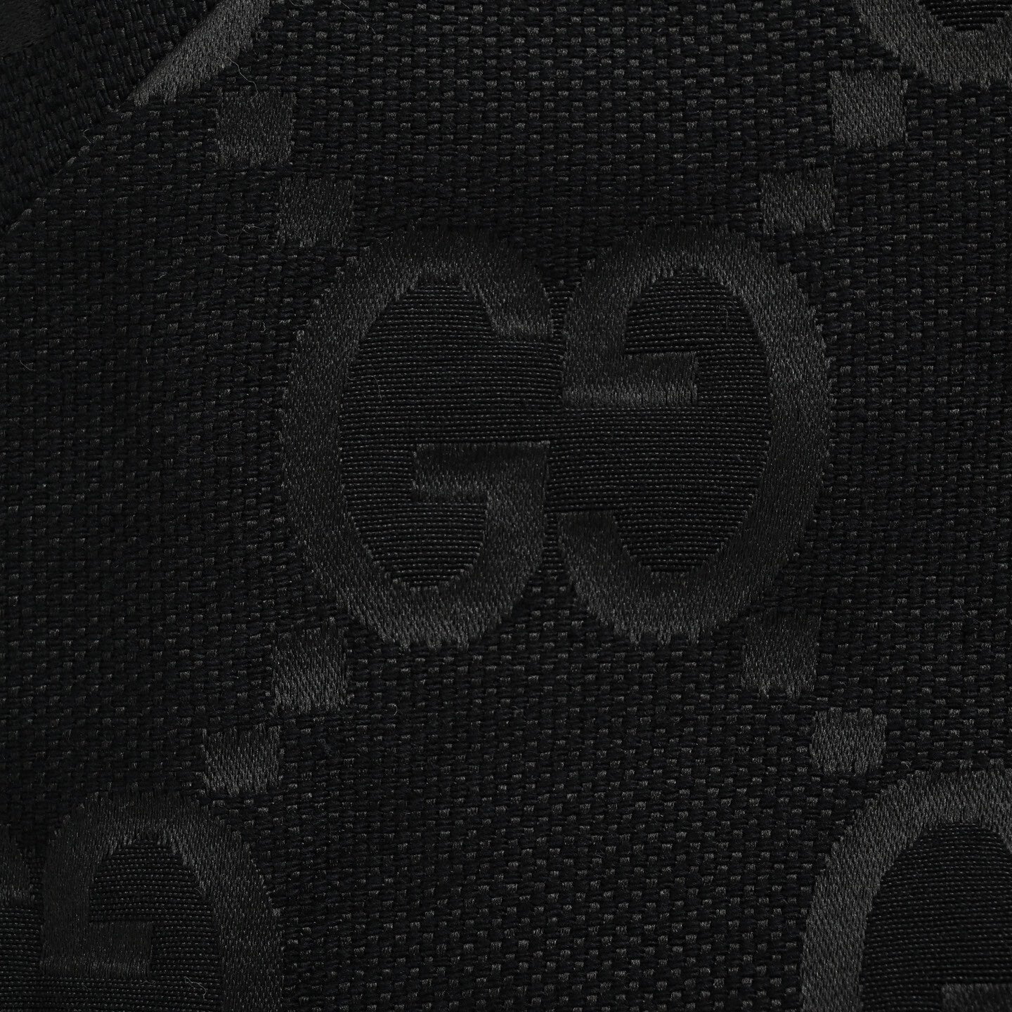 GG Monogram Jacquard Cotton Jacket | Black