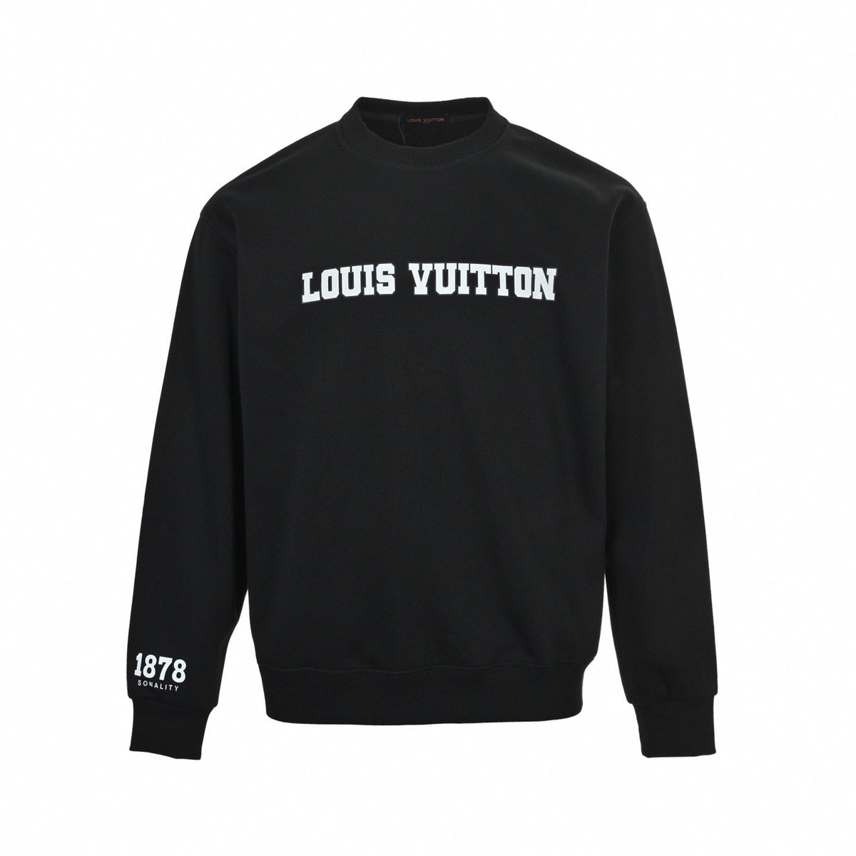 "1878 Sonality" Reversed-Patch Crewneck Sweatshirt