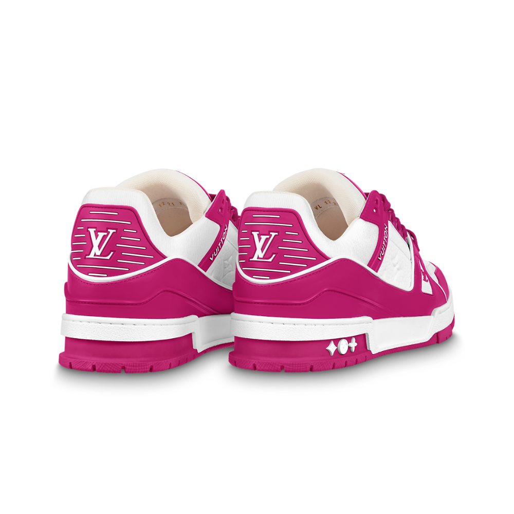 LV Trainer Sneaker | Red & White