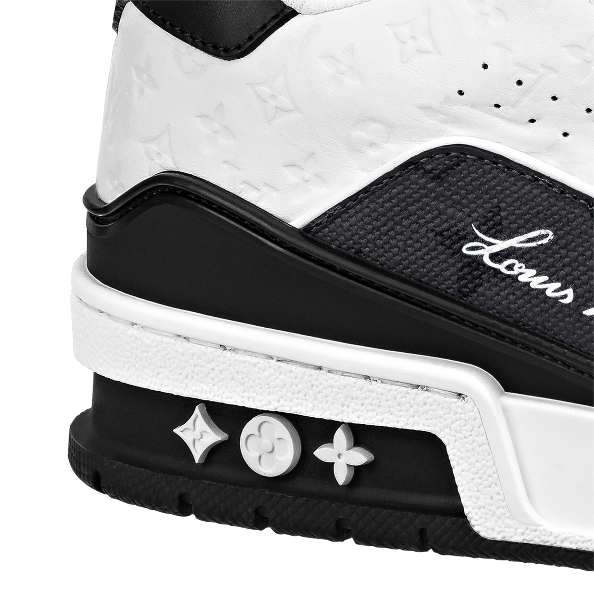 LV Trainer Sneaker | White & Black