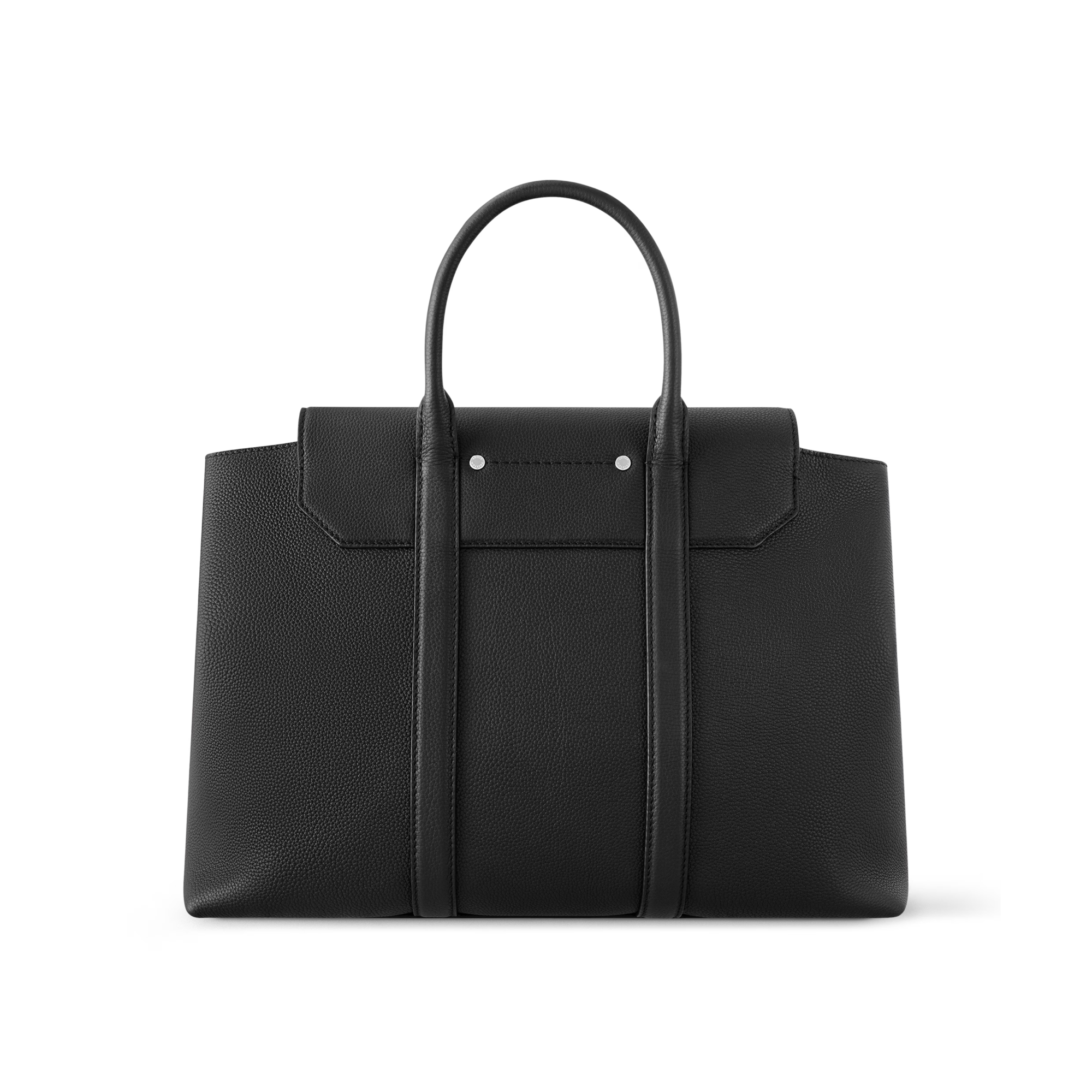 Georges Tote MM | Black & Navy