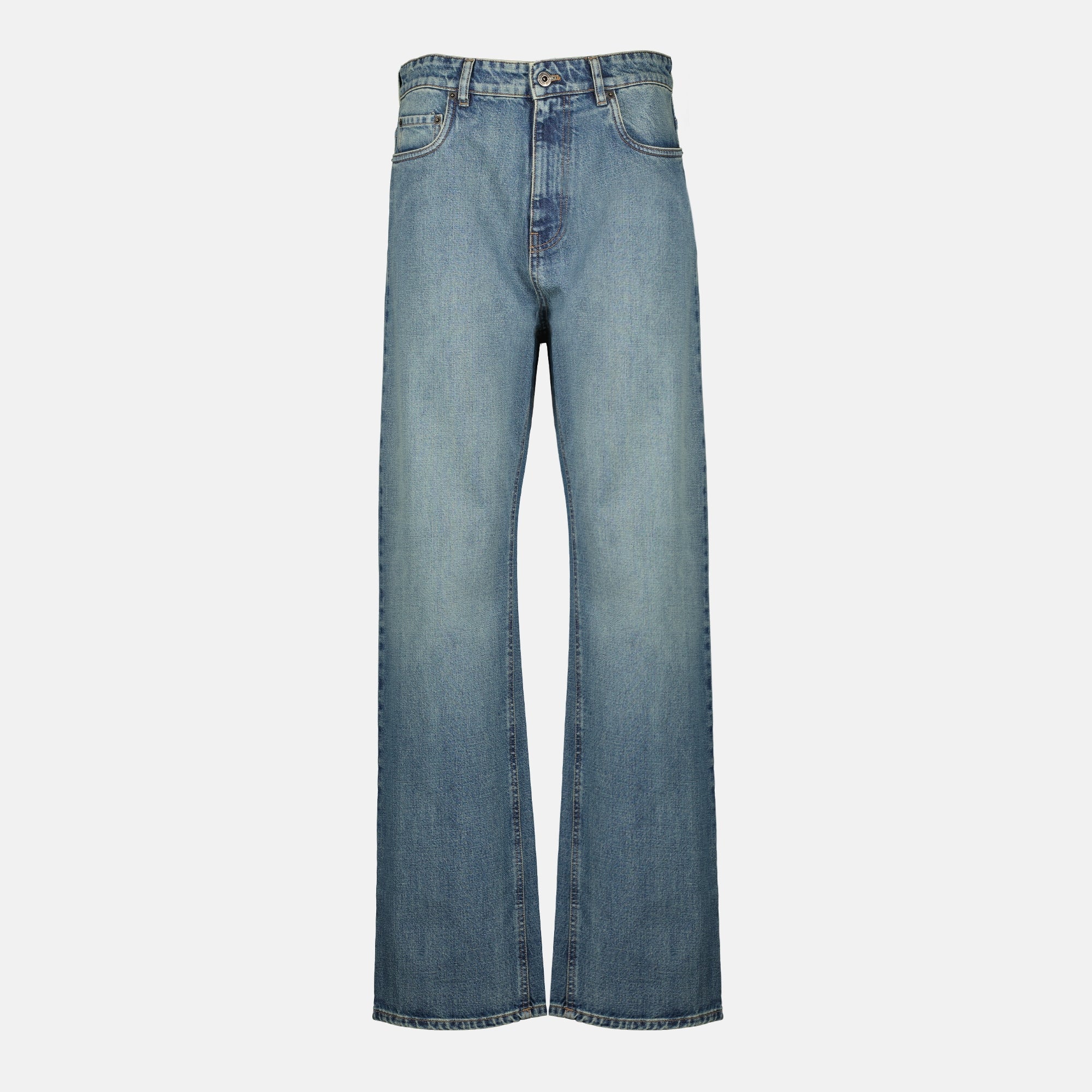 Embroidered Blue Jeans