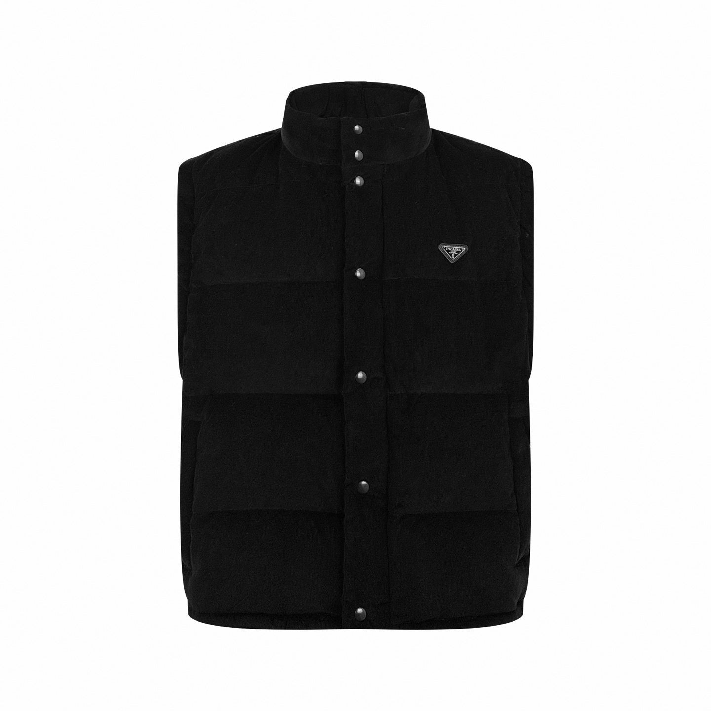 Convertible Corduroy Puffer Jacket | Black