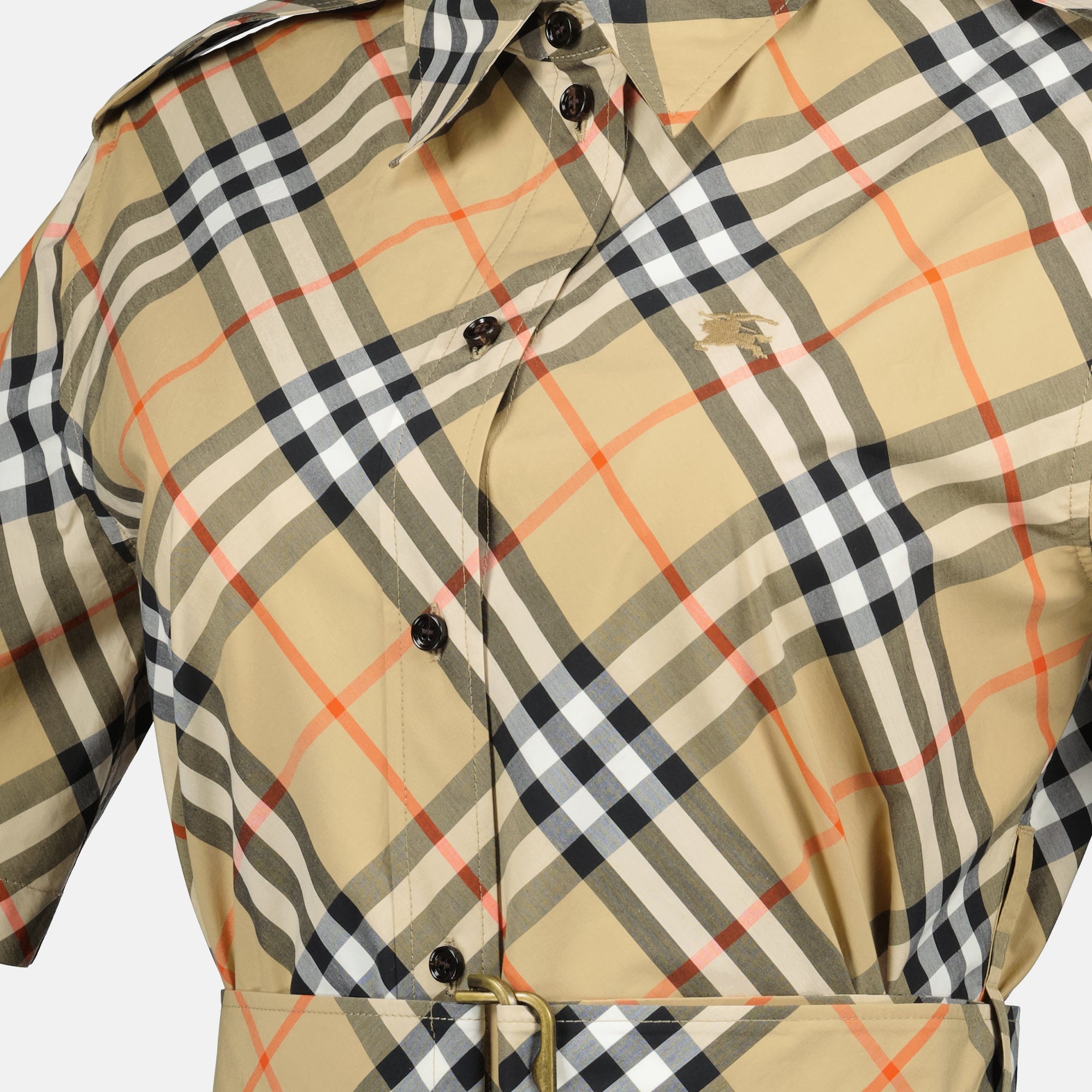 Check Shirt Dress