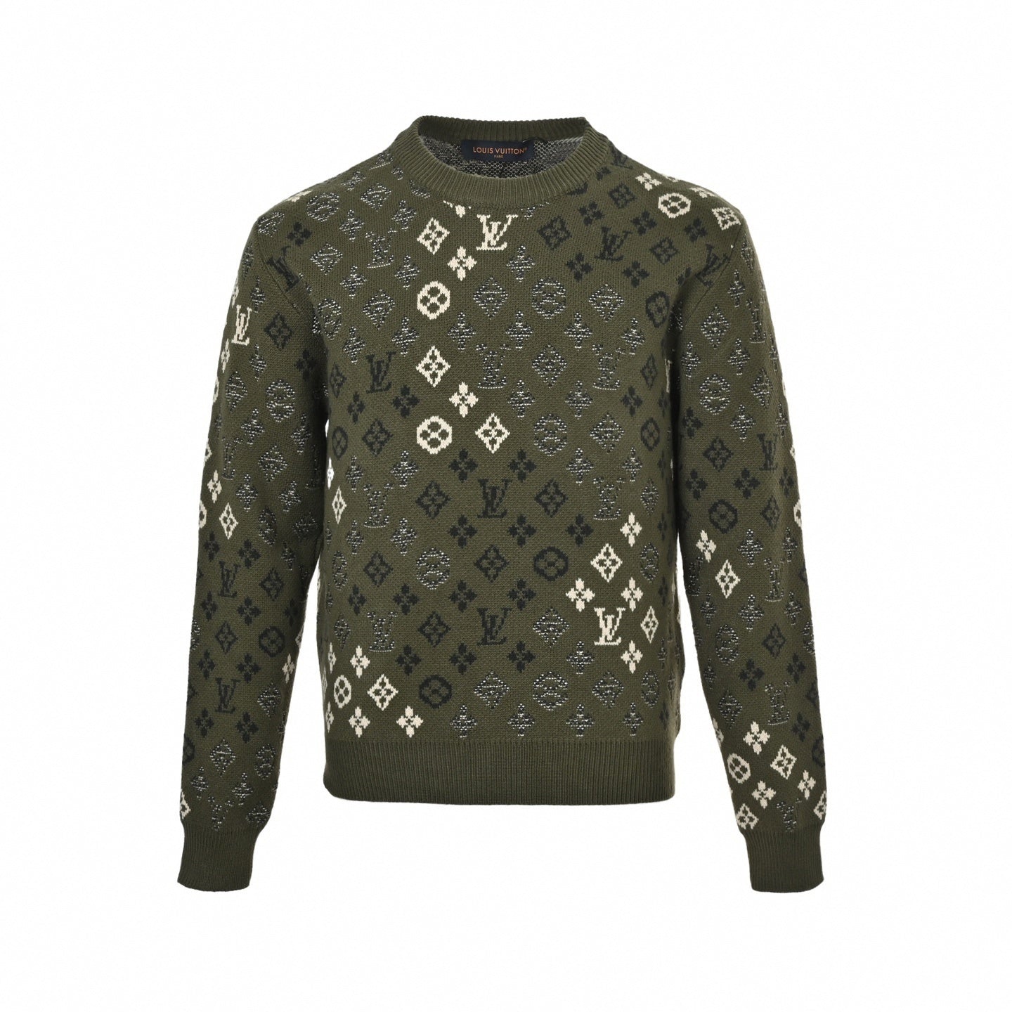 Monogram Jacquard Knit Sweater