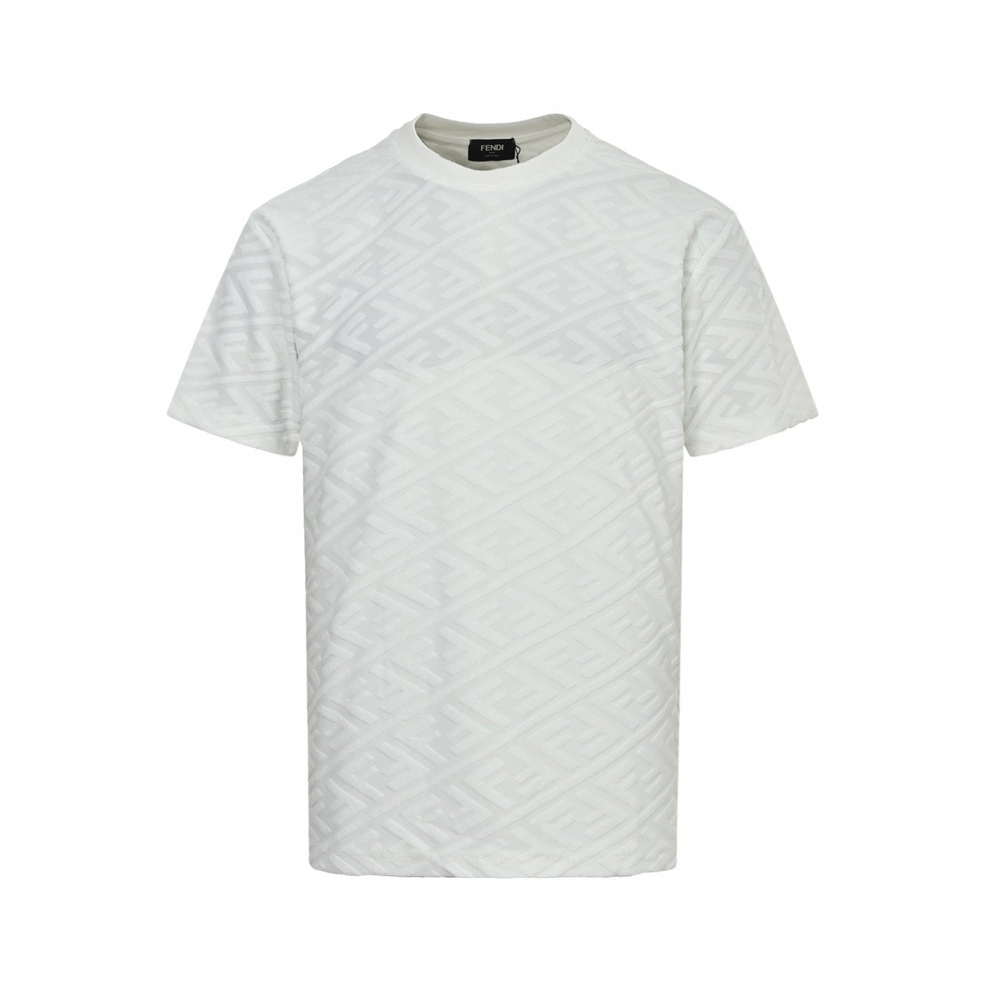 FF Jacquard Sponge T-Shirt - White