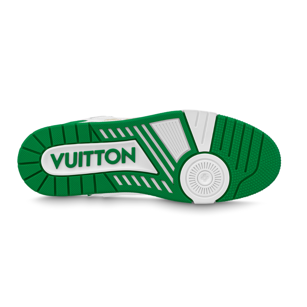 LV Trainer Sneaker | Green & Cream