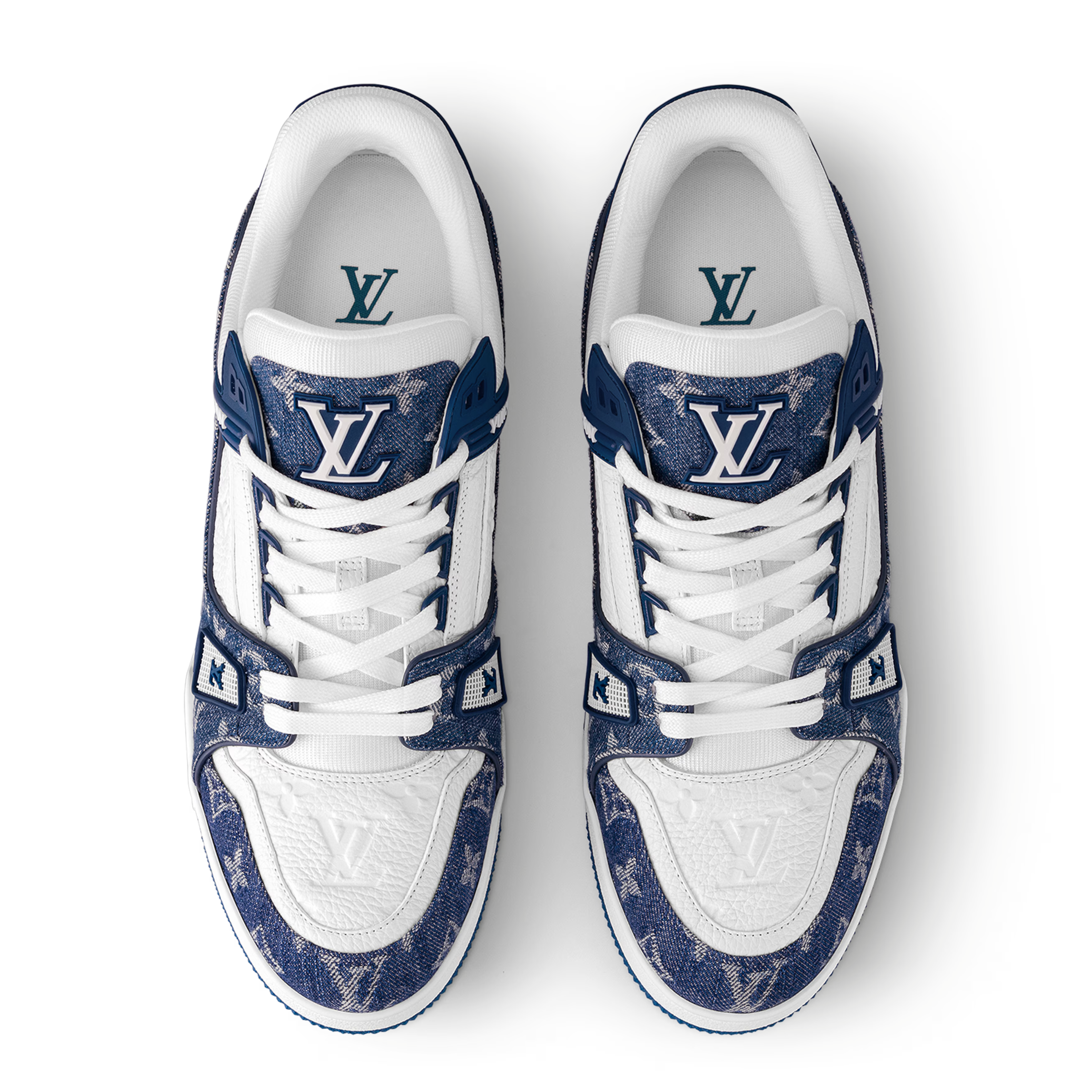 LV Trainer Sneaker | Navy & White
